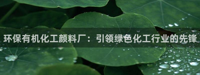亿万首富游戏破解版无限钻石：环保有机化工颜料厂：引领绿色化工行业的先锋