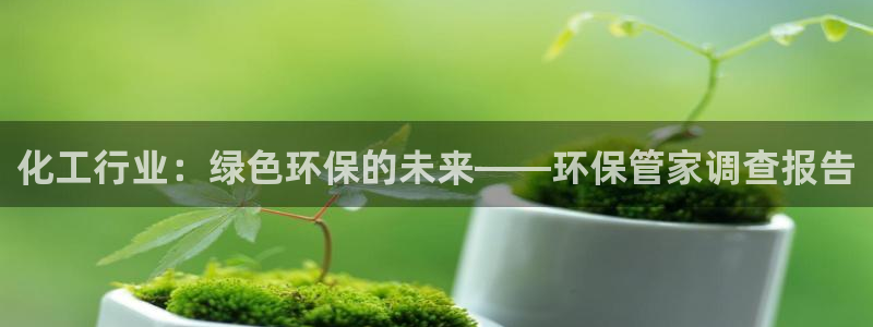 亿万先生mr008：化工行业：绿色环保的未来——环保管家调查报告