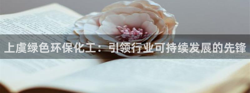 亿万先生客户端官网登录不上：上虞绿色环保化工：引领行业可持续发展的先锋