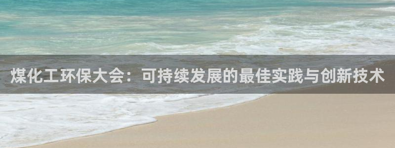 亿万先生游戏：煤化工环保大会：可持续发展的最佳实践与创新技术
