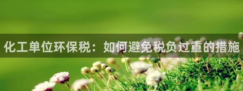 亿万手游官网：化工单位环保税：如何避免税负过重的措施