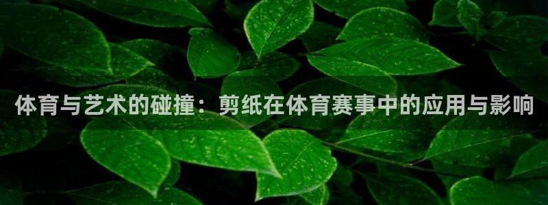 球速体育：体育与艺术的碰撞：剪纸在体育赛事中的应用与影响