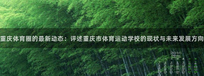 球速体育：重庆体育圈的最新动态：评述重庆市体育运动学校的现状与未来发展方向